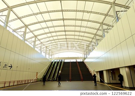 Yumeshima Station Entrance/Exit, Osaka Metro Chuo Line, Nearest station to EXPO2025 Osaka/Kansai Expo, Yumeshima, Konohana Ward, Osaka City 122569622