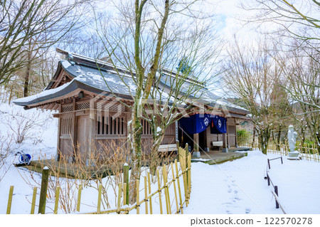 福岡縣笹栗町冬日里的東山觀音寺 福岡縣笹栗町冬日里的東山觀音寺 122570278