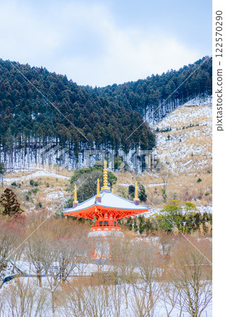 Donzan Kannonji Temple in winter, Sasaguri Town, Fukuoka Prefecture 122570290