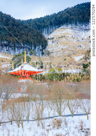 Donzan Kannonji Temple in winter, Sasaguri Town, Fukuoka Prefecture 122570294