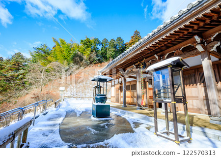 福岡縣笹栗町冬日里的東山觀音寺 122570313