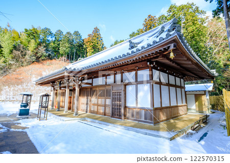 福岡縣笹栗町冬日里的東山觀音寺 福岡縣笹栗町冬日里的東山觀音寺 122570315