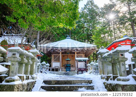 Donzan Kannonji Temple in winter, Sasaguri Town, Fukuoka Prefecture Donzan Kannonji Temple in winter, Sasaguri Town, Fukuoka Prefecture 122570332