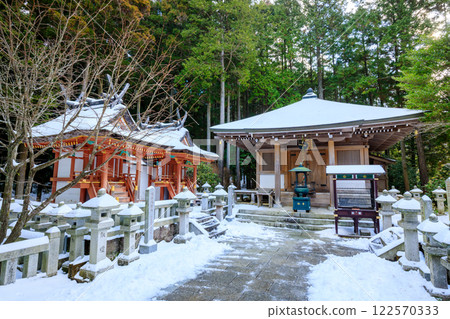 福岡縣笹栗町冬日里的東山觀音寺 福岡縣笹栗町冬日里的東山觀音寺 122570333