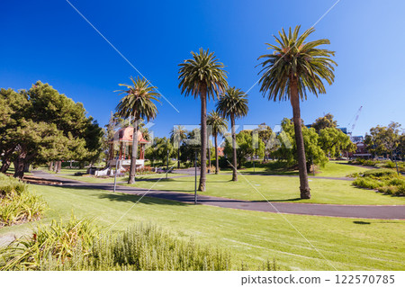 Johnstone Park in Geelong CBD Australia 122570785