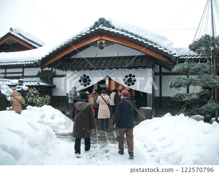 會津武士宅邸首席家臣宅邸正門（福島縣會津若松市） 122570796