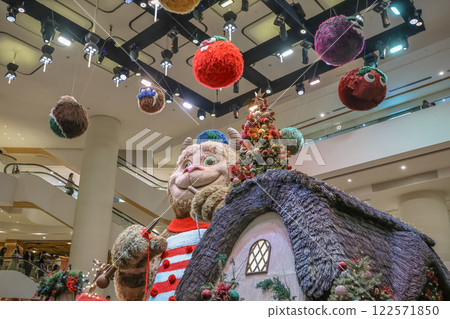 Dec 16 2024 Festive Display with a Cheerful Holiday Monster and Decorative Dec 16 2024 Festive Display with a Cheerful Holiday Monster and Decorative 122571850