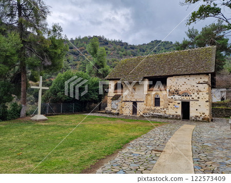 Church of Saint Nicholas of the Roof in Kakopetria,  Troodos mountains, Cyprus 122573409