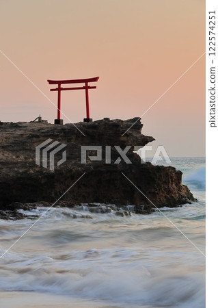 (Shizuoka Prefecture) Shirahama Shrine, Daimeijiniwa Akatorii Sunrise (Shizuoka Prefecture) Shirahama Shrine, Daimeijiniwa Akatorii Sunrise 122574251