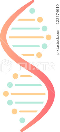DNA double helix is rotating, forming a dynamic structure with pastel colors, representing genetics, biology, life science and medical research DNA double helix is rotating, forming a dynamic structure with pastel colors, representing genetics, biology, life science and medical research 122574610