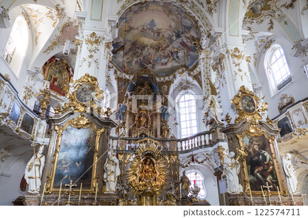 Monastery of Andechs, Munich Way of St. James, Bavaria, Germany 122574711