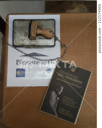 Pilgrim stamp, Way of St. James Pilgrim stamp, Way of St. James 122574909