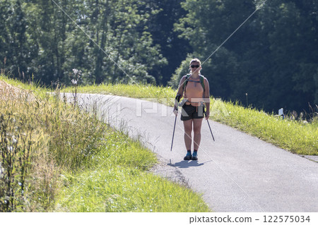 Hiking trail from Schaftlarn to Andechs, Munich Way of St. James, Bavaria, Germany 122575034