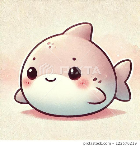 Shark Cute Sea Illustration Aquarium Shark Cute Sea Illustration Aquarium 122576219