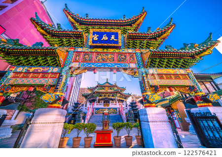 1 月 7 日,日本橫濱城市景觀。俯瞰橫濱中華街和橫濱媽祖廟。邁向新時代 = 2025 年 1 月 22 日 1 月 7 日,日本橫濱城市景觀。俯瞰橫濱中華街和橫濱媽祖廟。邁向新時代 = 2025 年 1 月 22 日 122576421