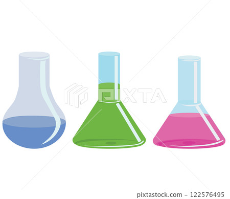 The chemical flask is toxic. Flat illustration of chemical flask toxic set. Vector illustration for your design, isolated on a white background. The chemical flask is toxic. Flat illustration of chemical flask toxic set. Vector illustration for your design, isolated on a white background. 122576495