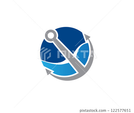 anchor logo design anchor logo design 122577651