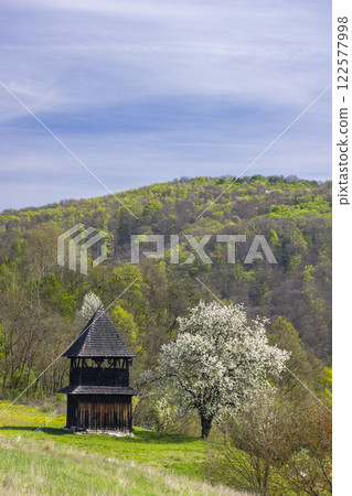 Belfry near Church of St. Martin, Cerin, Polana, Slovakia 122577998