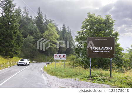 Landscape in Triglavski national park, Slovenia 122578048