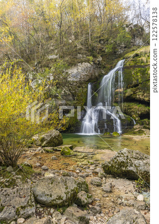 Waterfall Virje (Slap Virje), Triglavski national park, Slovenia 122578138
