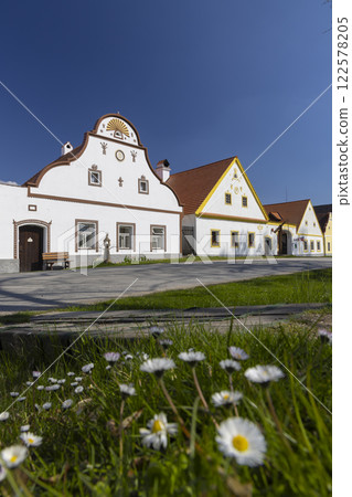 Holasovice village UNESCO site, Southern Bohemia, Czech Republic 122578205