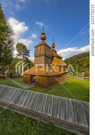 Church of Saint Nicholas, UNESCO site, Bodruzal, Slovakia Church of Saint Nicholas, UNESCO site, Bodruzal, Slovakia 122578213