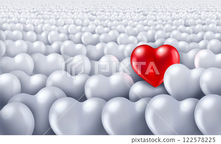 Finding Love Concept 122578225