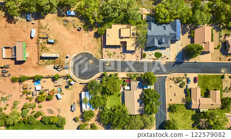Aerial Suburban Growth and Solar Energy in Springdale Utah Aerial Suburban Growth and Solar Energy in Springdale Utah 122579082
