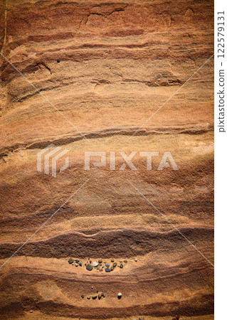 Textured Sandstone Layers in Zion National Park Low-Angle Close-Up Textured Sandstone Layers in Zion National Park Low-Angle Close-Up 122579131