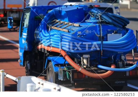 Vacuum car (sucking car) image 122580253