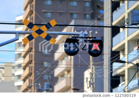 鐵路道口報警圖像 122580319