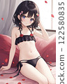 Black swimsuit☆ 122580835