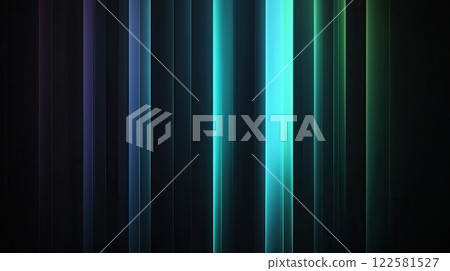 Dynamic light stripes abstract art digital background dark environment modern concept 122581527