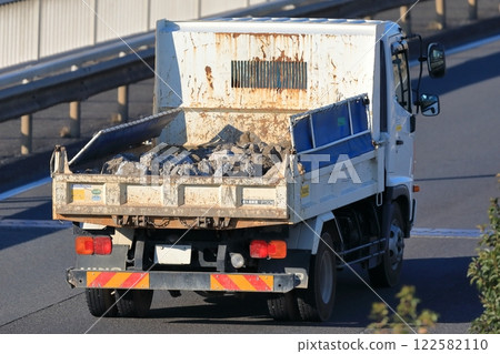 Dump truck image 122582110