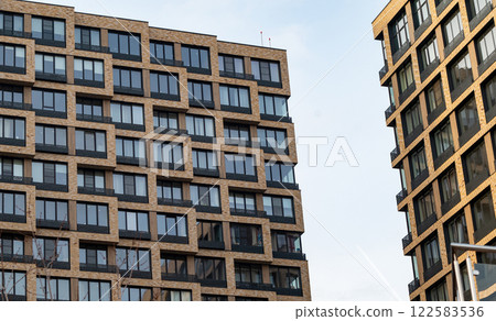 modern high-rise multi-storey business class building, residential complex modern high-rise multi-storey business class building, residential complex 122583536