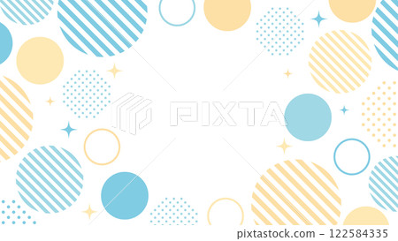 Polka dots, light blue, orange, simple, frame, glitter Polka dots, light blue, orange, simple, frame, glitter 122584335