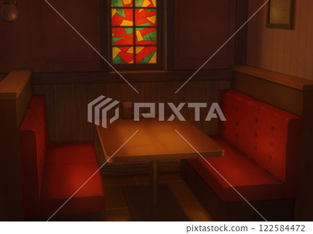 Coffee shop style background illustration 122584472