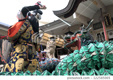 Iwami Kagura - Susanoo no Mikoto's slaying of the giant snake - Dedicated to the shrine 122585005