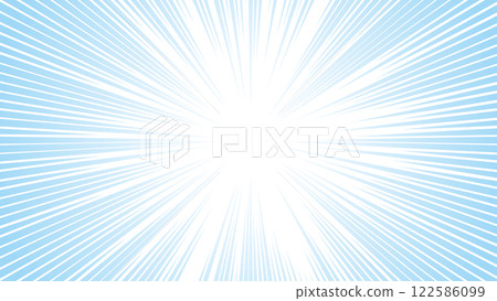 Concentrated line light blue background frame simple 122586099