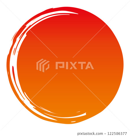 刷圈紅色圓圈單個 122586377