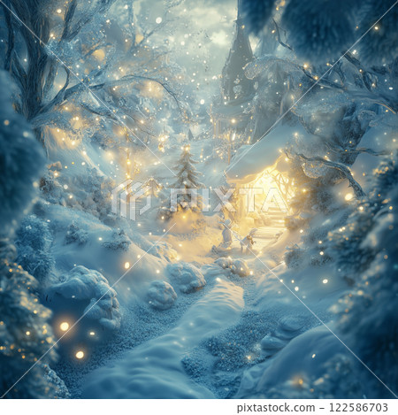 Snow world 122586703