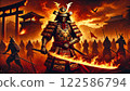 Japanese-style fantasy warrior 122586794