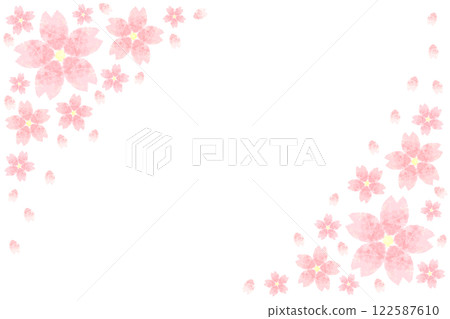 舞動的櫻花相框 122587610