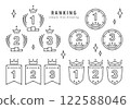Simple ranking illustration set 122588046