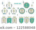 Simple ranking illustration set 122588048
