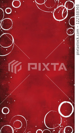 Red background with white circles design Red background with white circles design 122588368