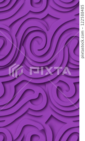Purple abstract pattern with swirling shapes Purple abstract pattern with swirling shapes 122588485