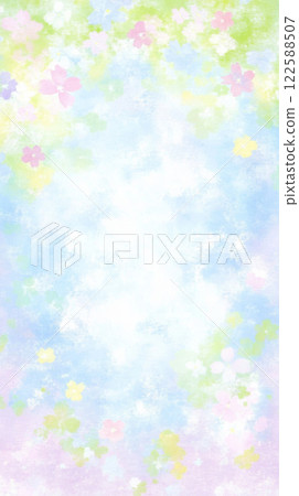 Pastel floral background with soft colors and textures Pastel floral background with soft colors and textures 122588507