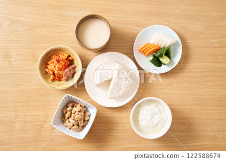 Various fermented foods Various fermented foods 122588674