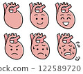 Illustration of the heart 122589720